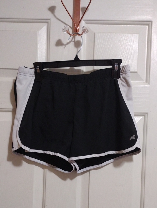 New Balance Pants - New Balance Black and White Women’s Athletic Shorts Medium